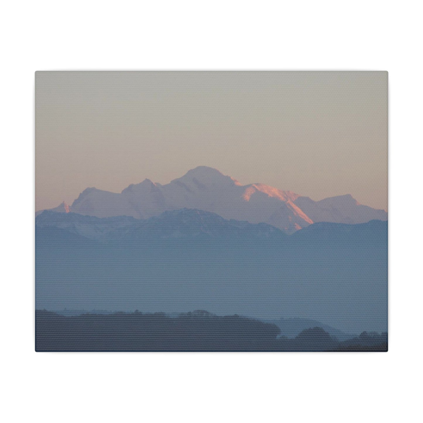 Mont-Blanc - Matte Canvas, Stretched, 0.75"