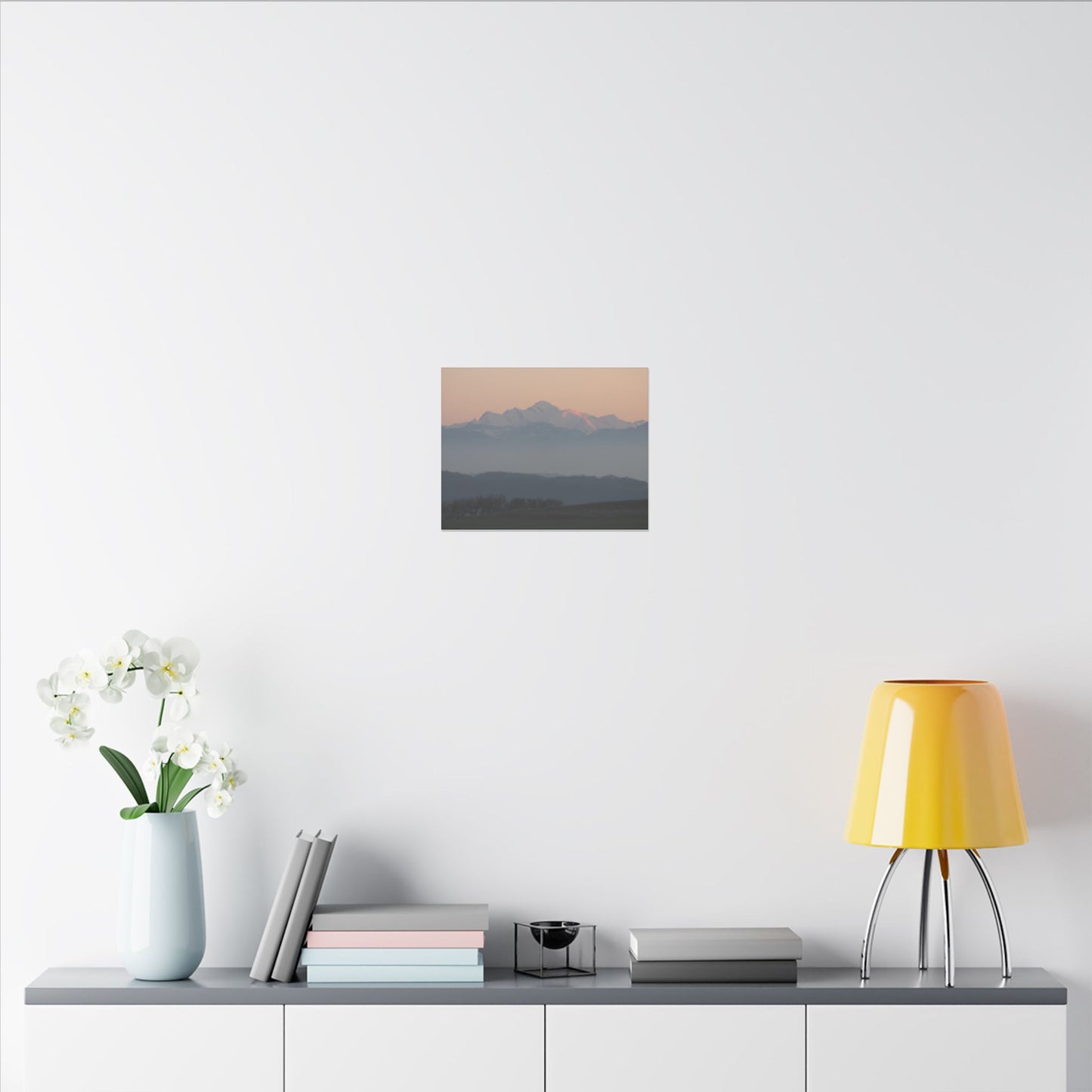 Mont Blanc & Foreground - Matte Canvas, Stretched, 0.75"