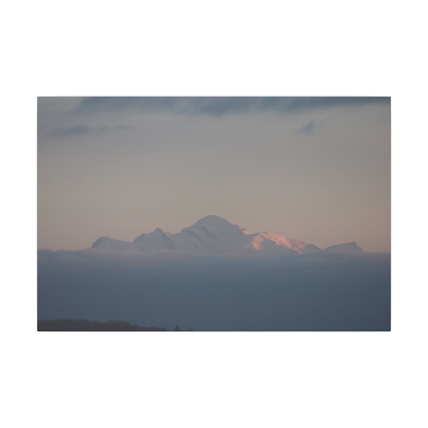 Mont Blanc & Nuages - Matte Canvas, Stretched, 0.75" (Multi-Size)