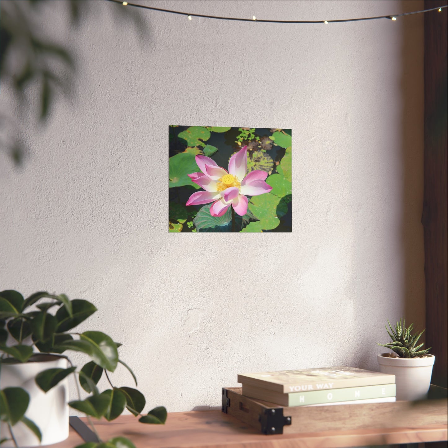 Rosa Lotus – Kunstposter