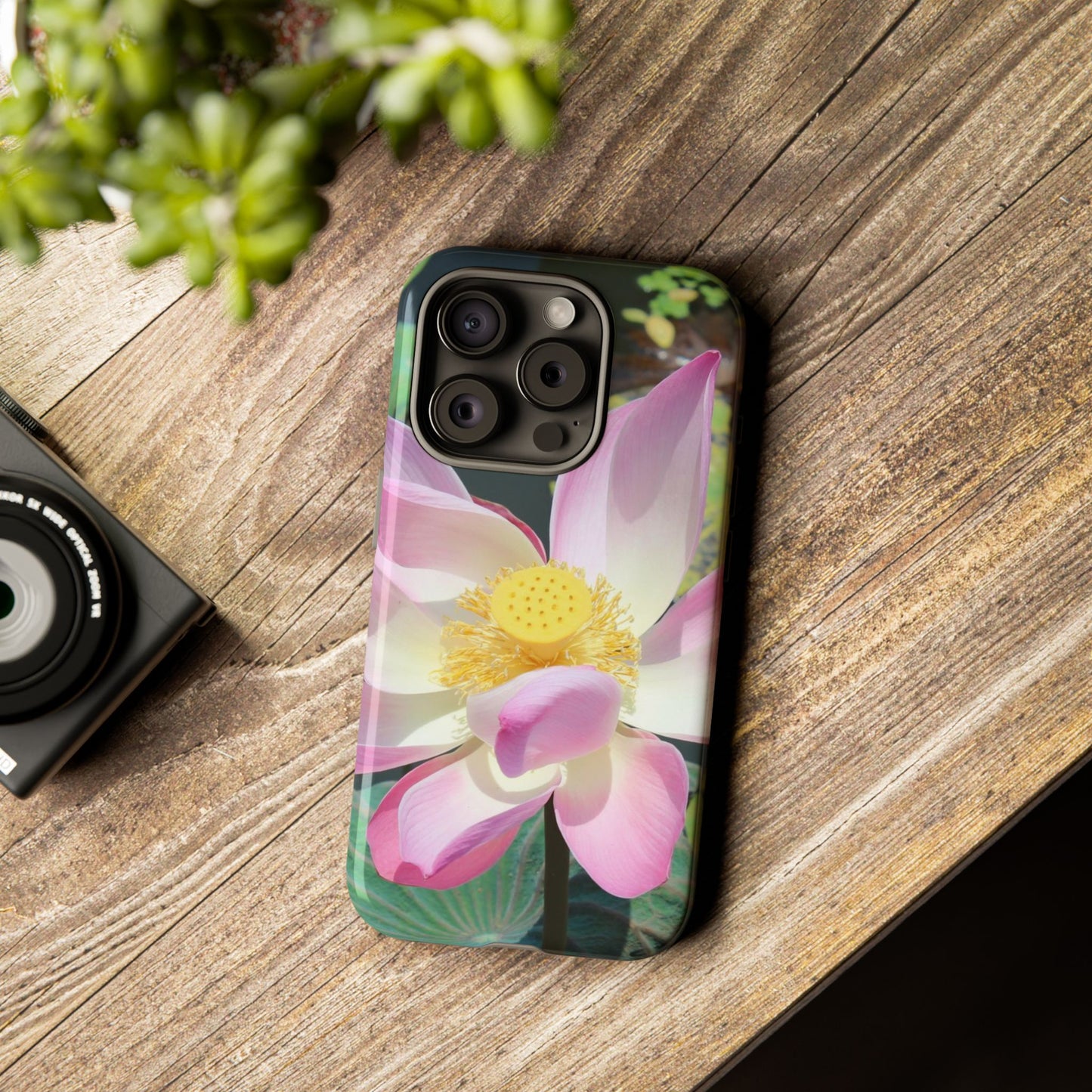 Lotus Tough Phone Case, Nature Lover Gift, Eco-Friendly Accessory