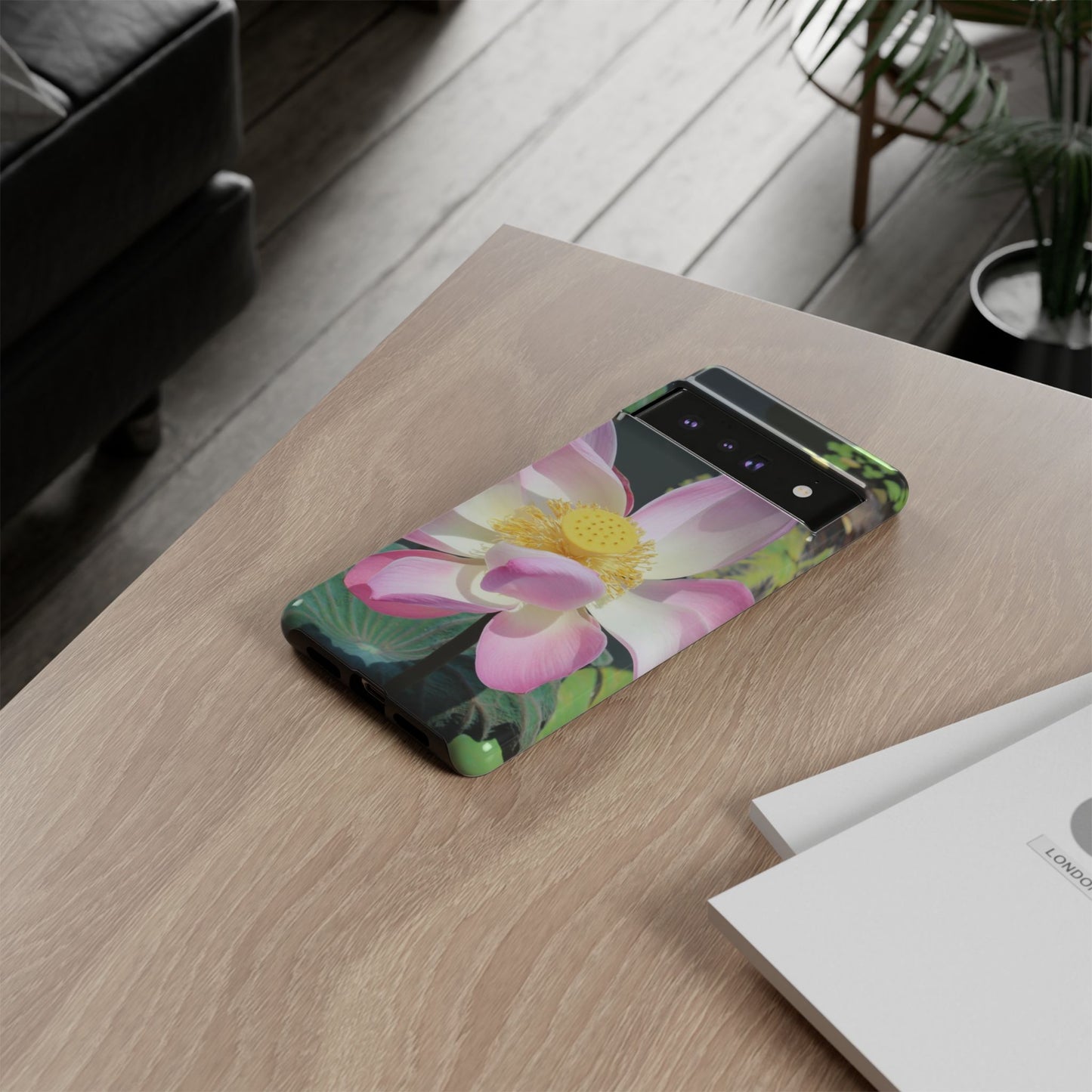 Lotus Tough Phone Case, Nature Lover Gift, Eco-Friendly Accessory