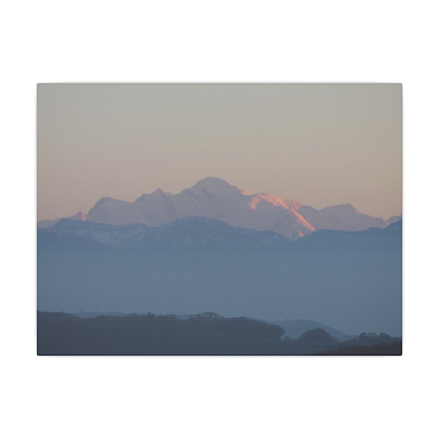 Mont-Blanc - Matte Canvas, Stretched, 0.75"