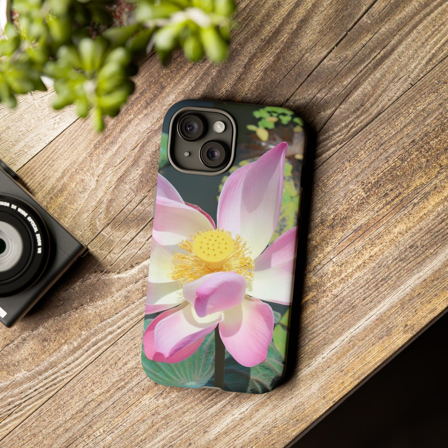 Lotus Tough Phone Case, Nature Lover Gift, Eco-Friendly Accessory
