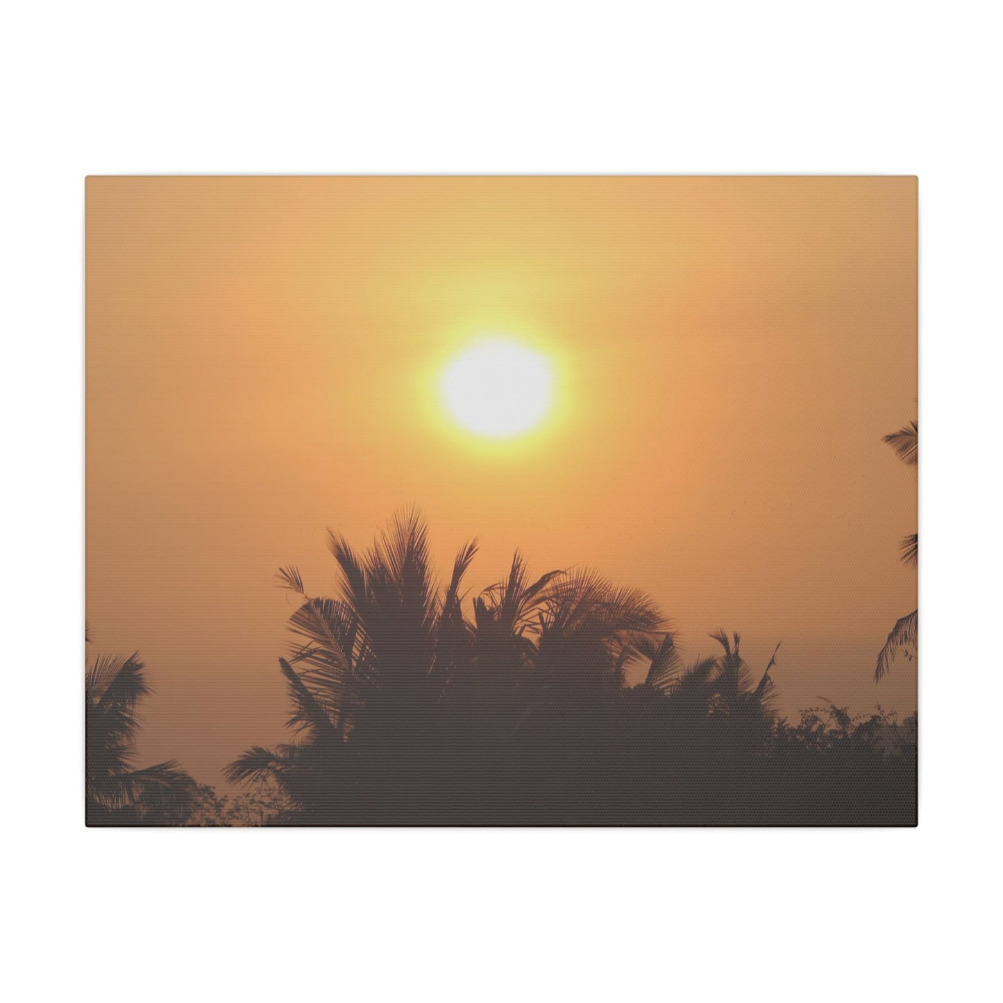 Tropical Ocean Sunset - Matte Canvas, Stretched, 0.75"