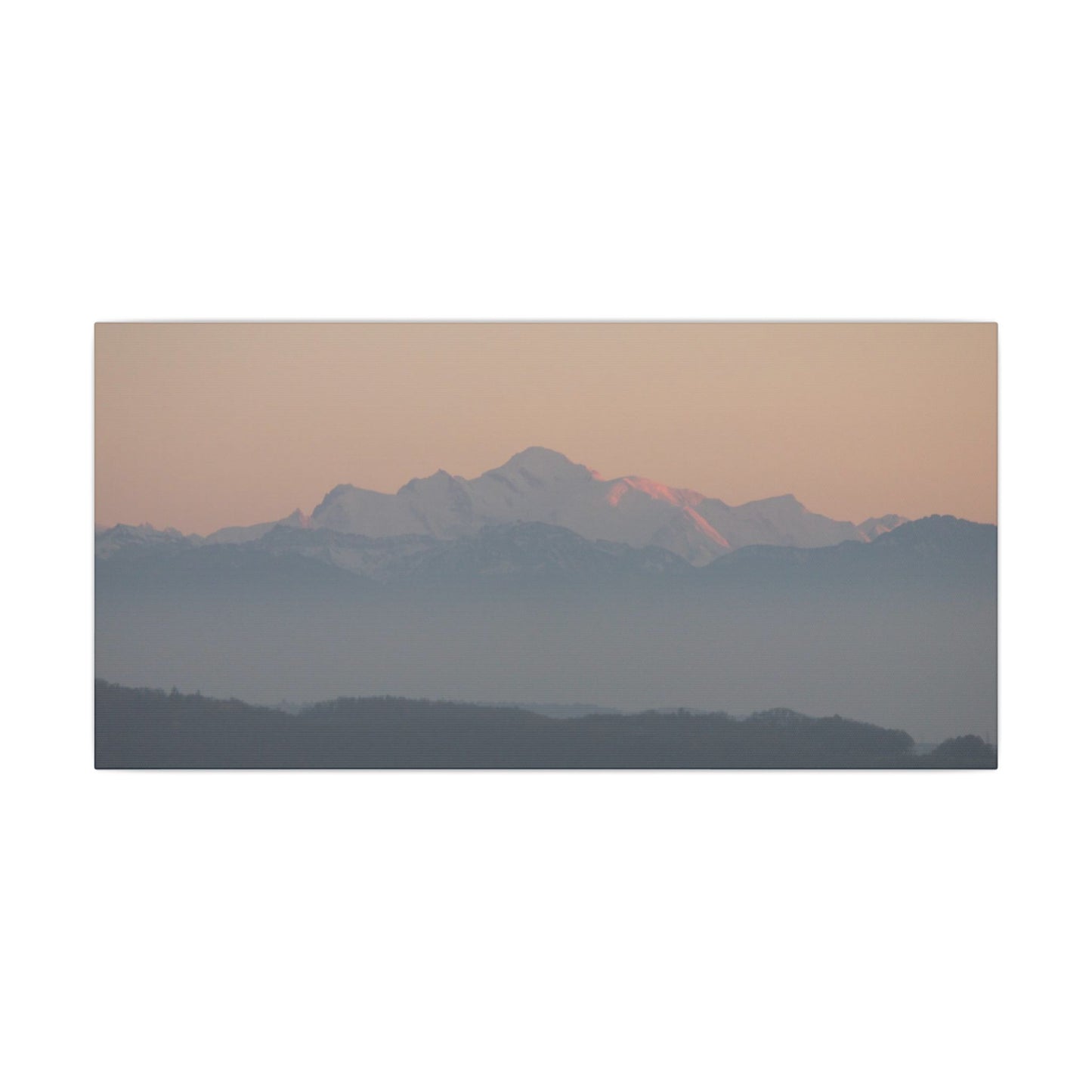 Mont Blanc & Foreground - Matte Canvas, Stretched, 0.75"