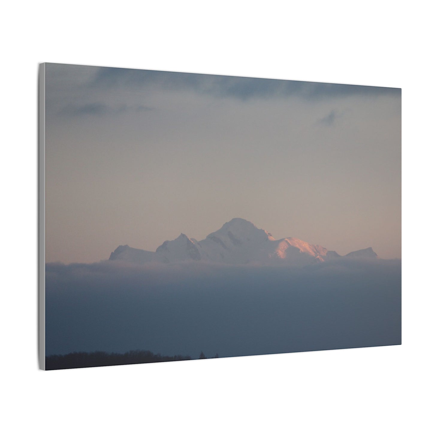 Mont Blanc & Nuages - Matte Canvas, Stretched, 0.75" (Multi-Size)