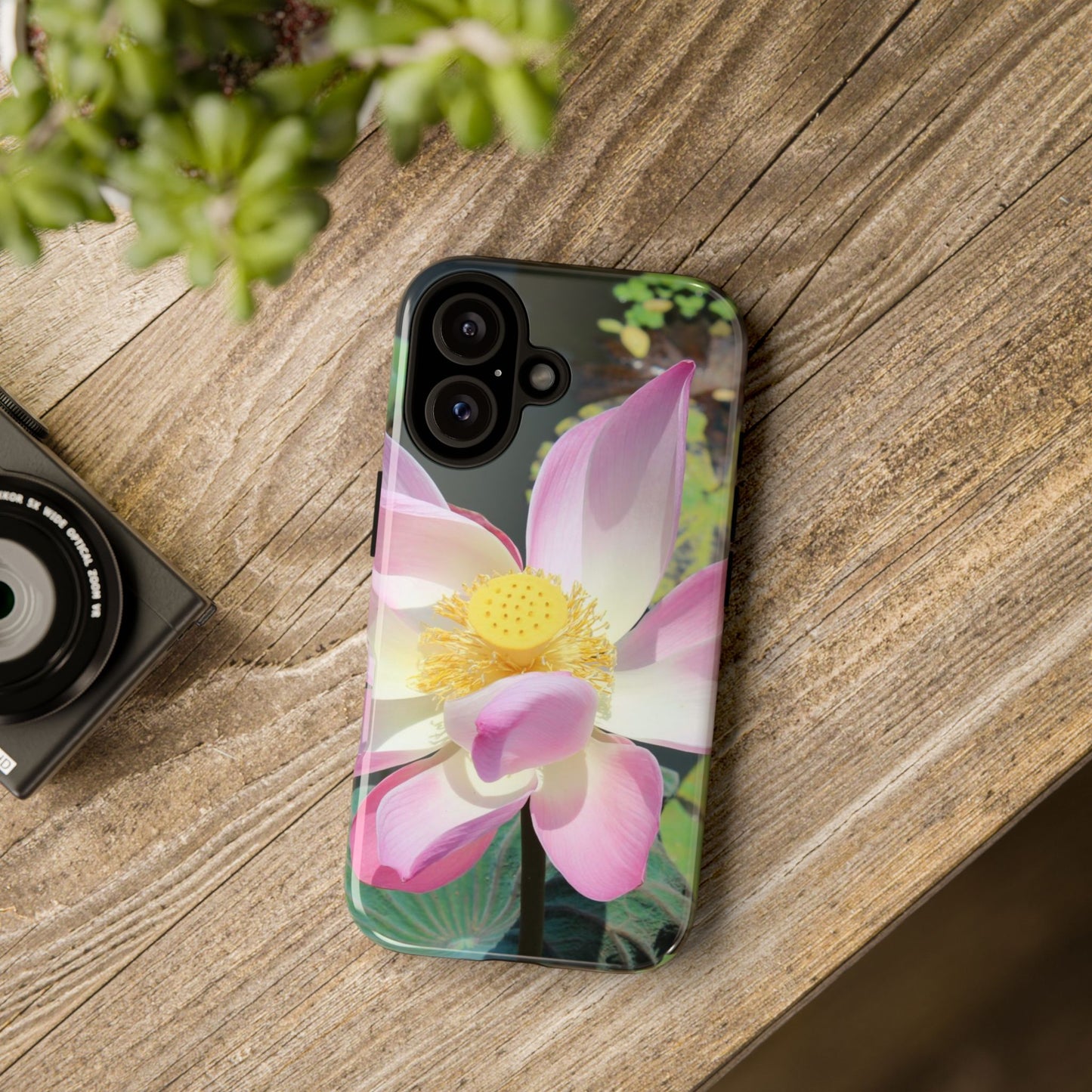 Lotus Tough Phone Case, Nature Lover Gift, Eco-Friendly Accessory