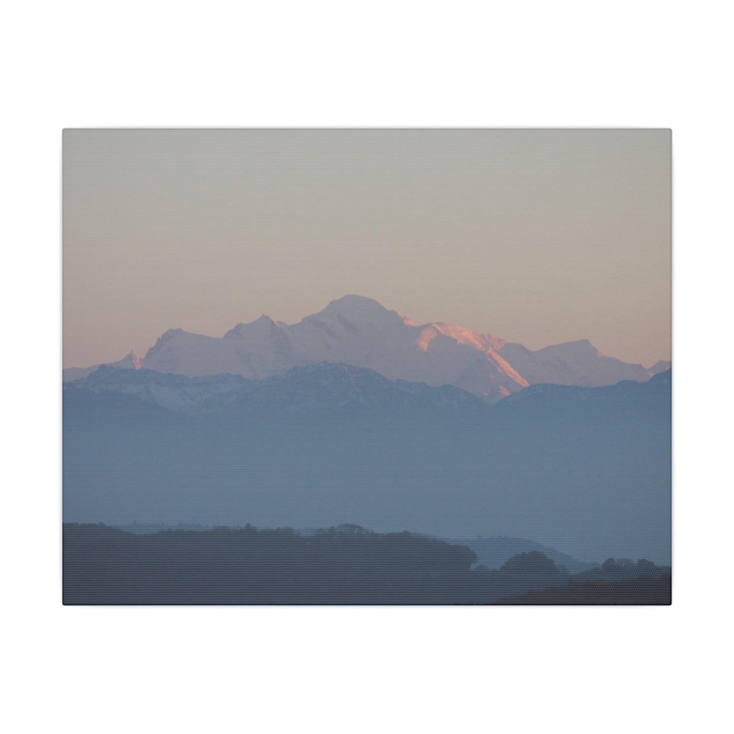 Mont-Blanc - Matte Canvas, Stretched, 0.75"