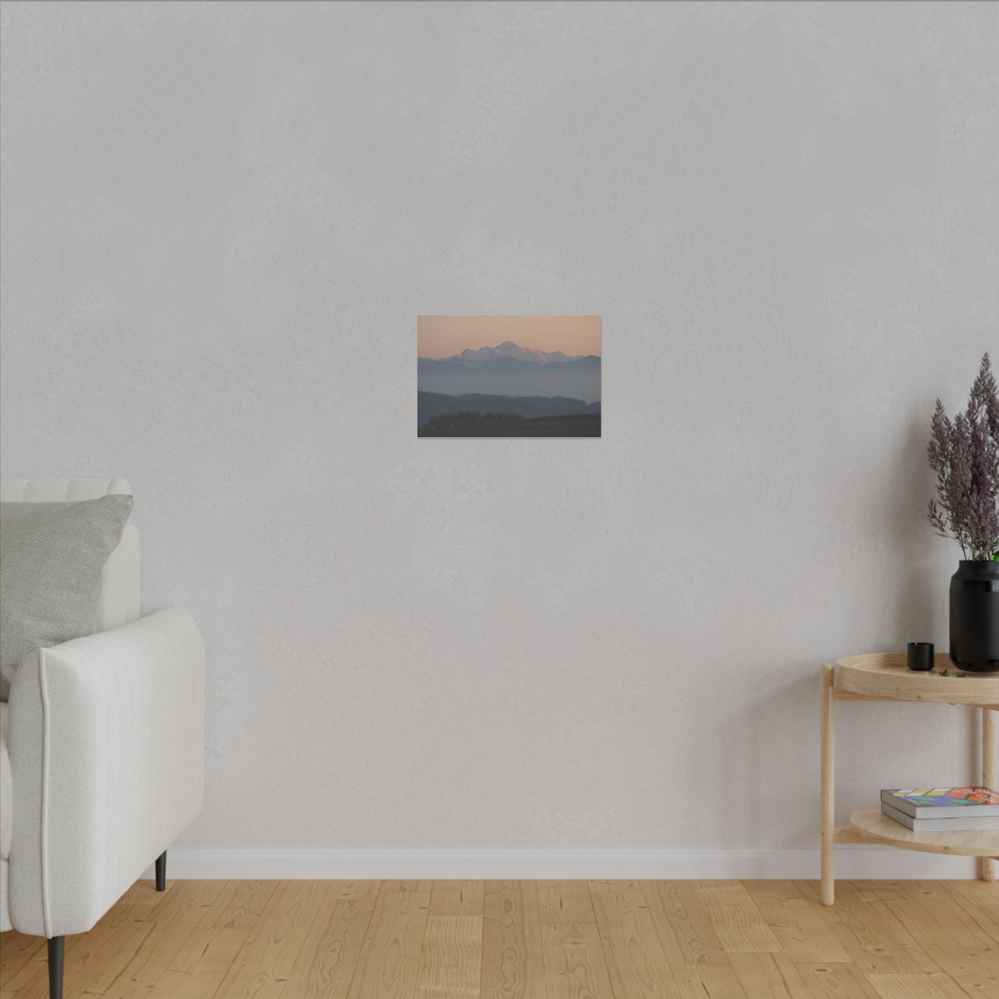 Mont Blanc & Foreground - Matte Canvas, Stretched, 0.75"