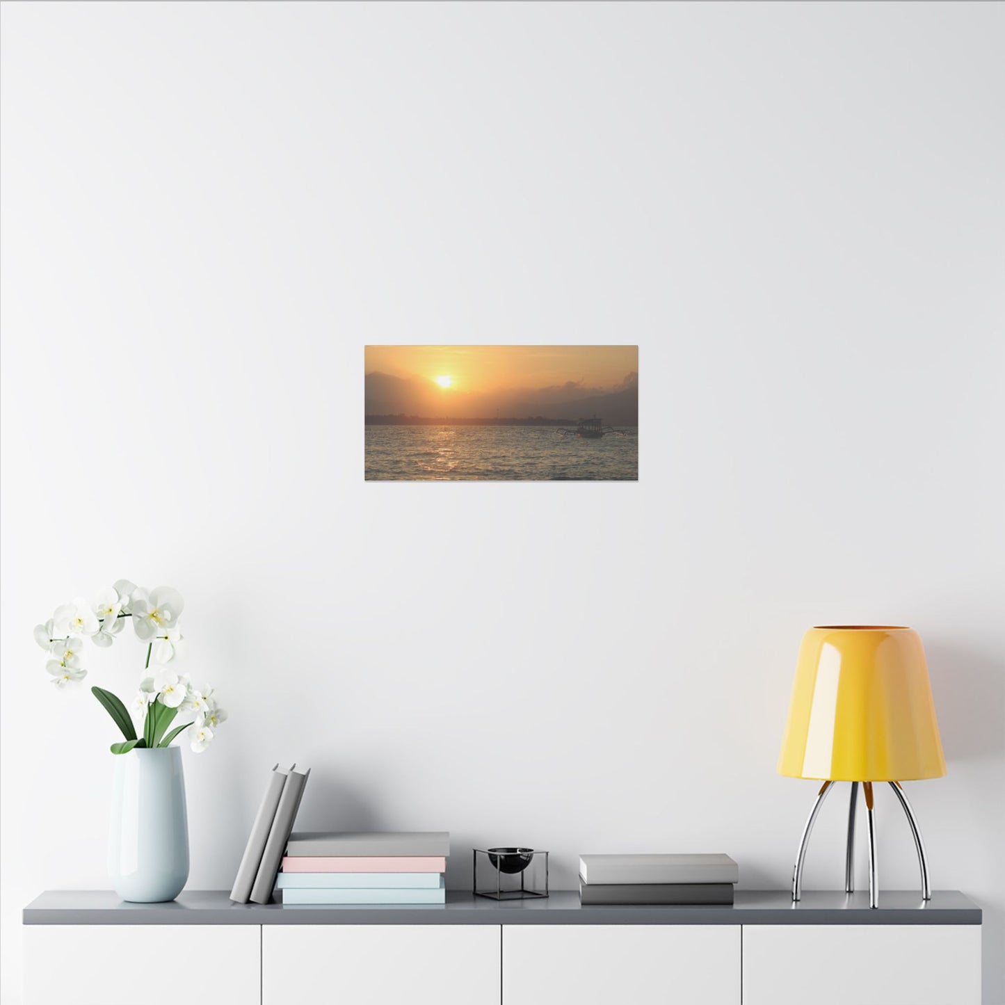 Gili Meno Sunrise - Matte Canvas, Stretched, 0.75"