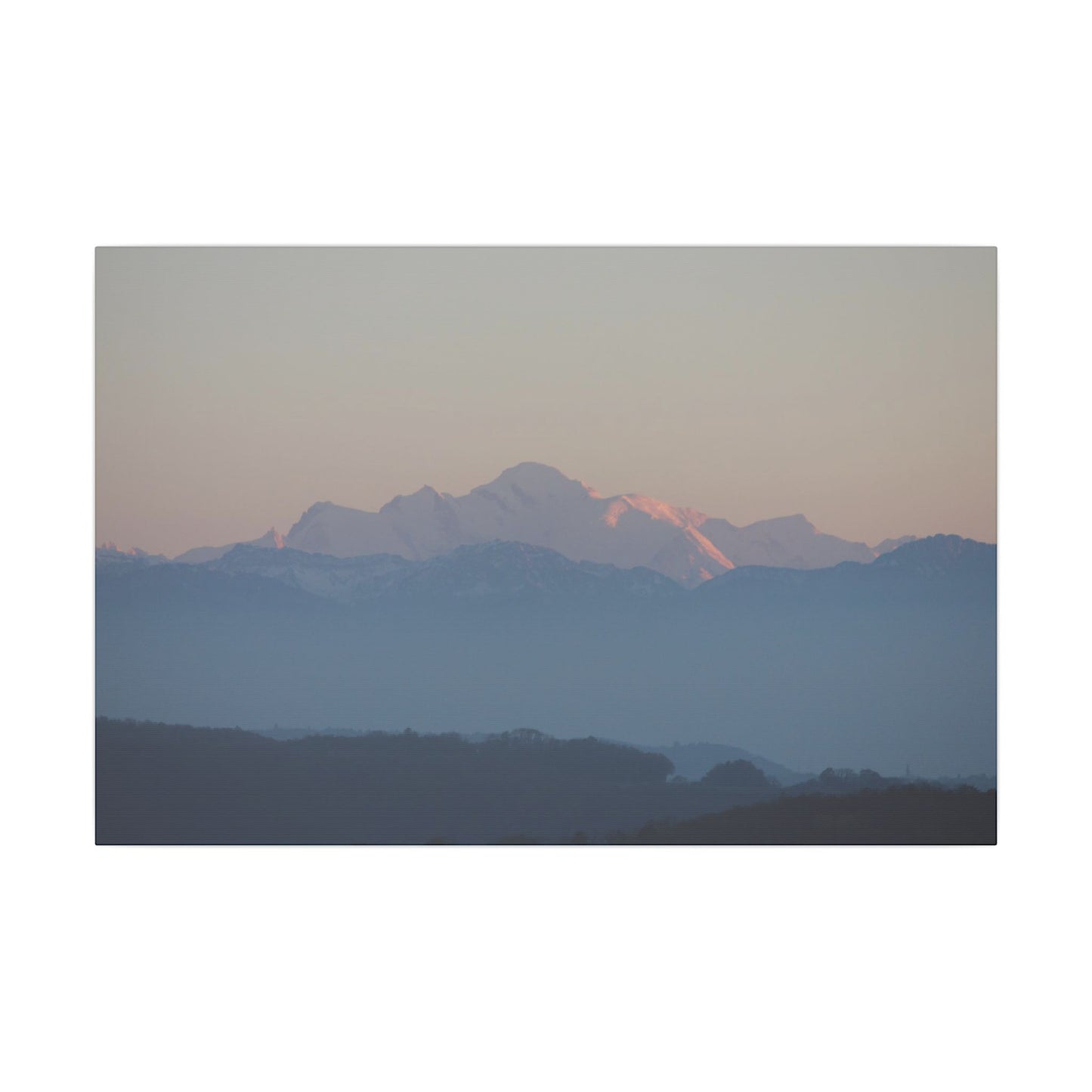 Mont-Blanc - Matte Canvas, Stretched, 0.75"