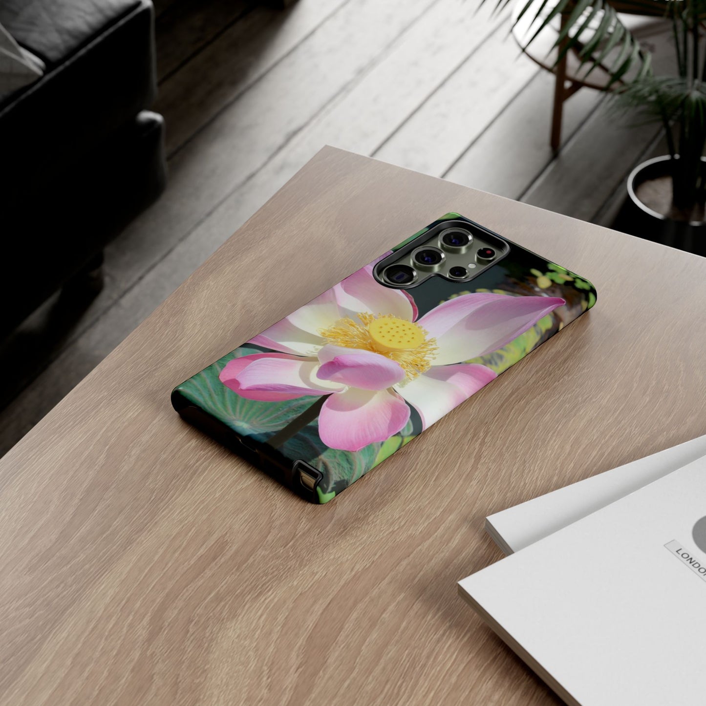 Lotus Tough Phone Case, Nature Lover Gift, Eco-Friendly Accessory