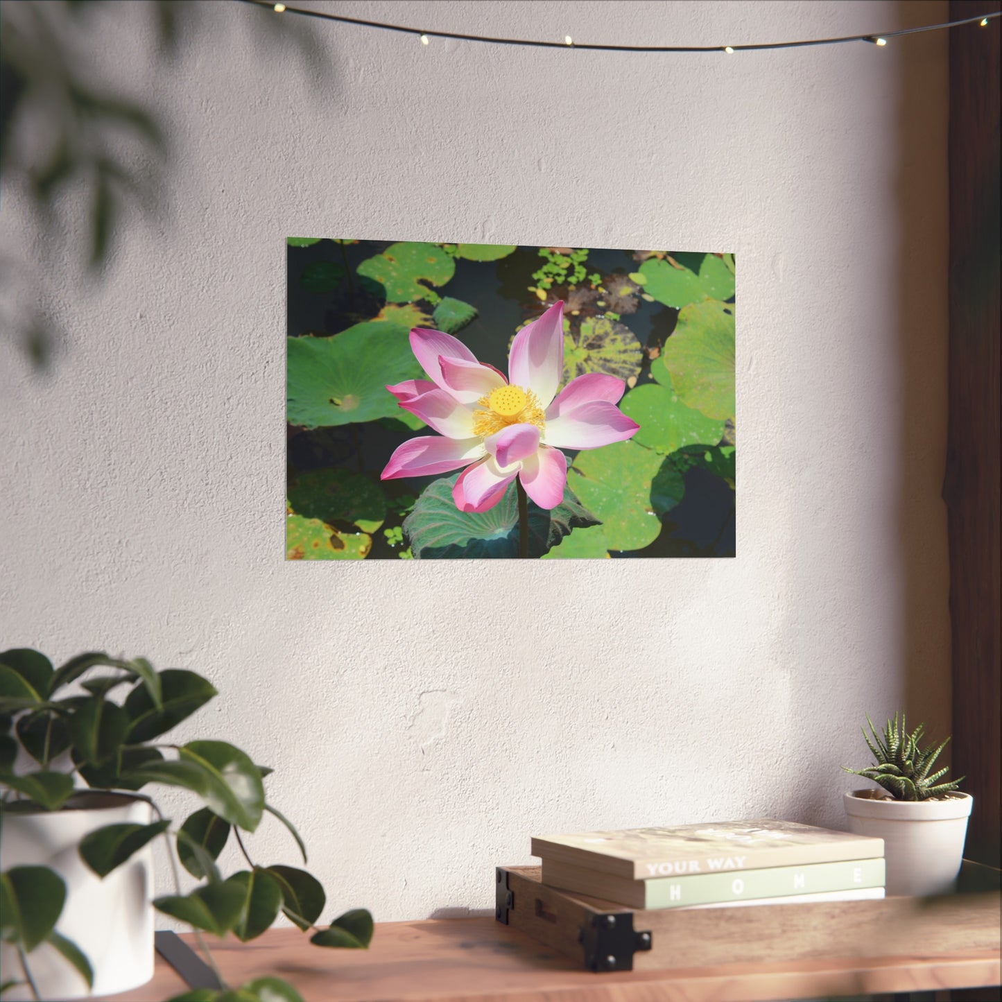 Rosa Lotus – Kunstposter