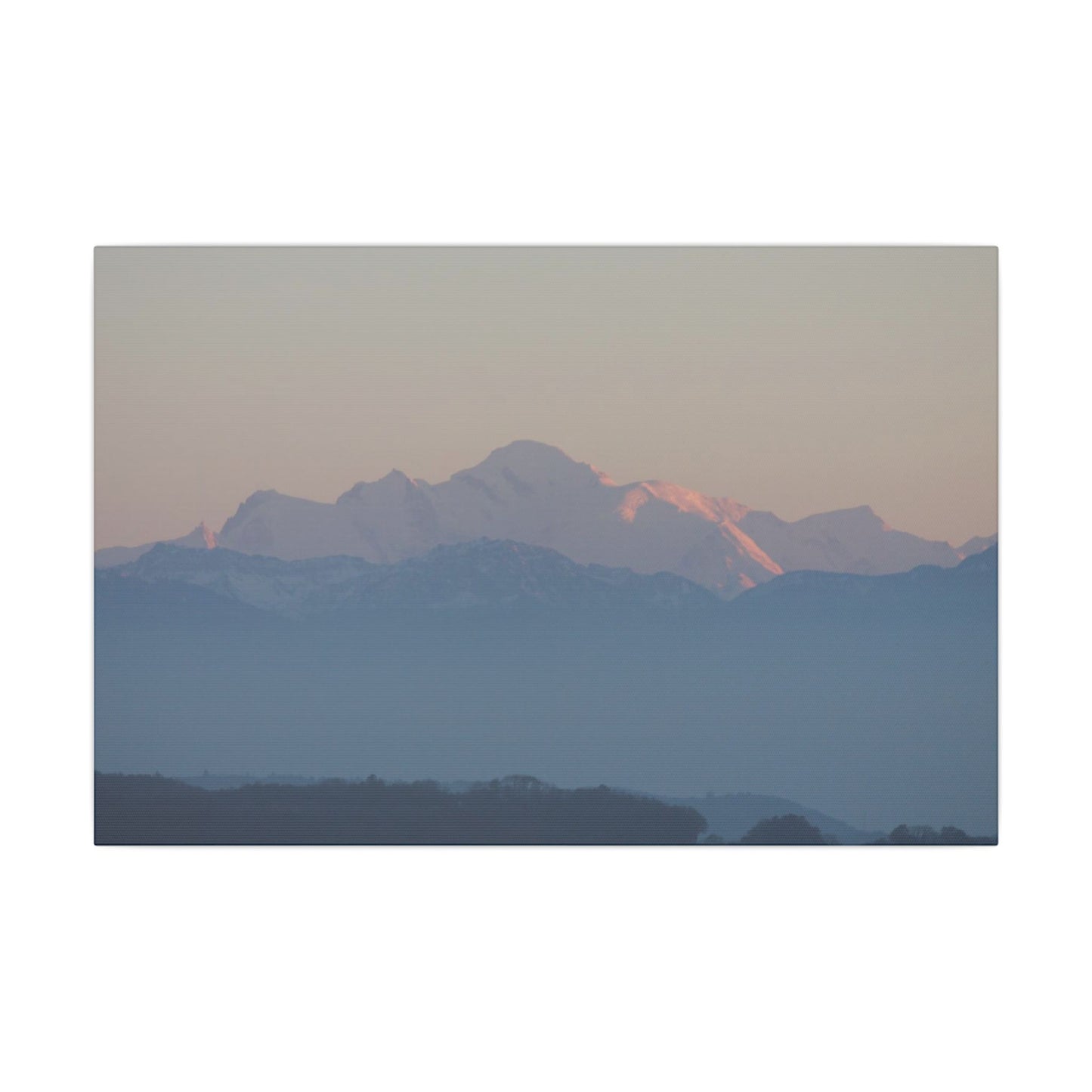 Mont-Blanc - Matte Canvas, Stretched, 0.75"