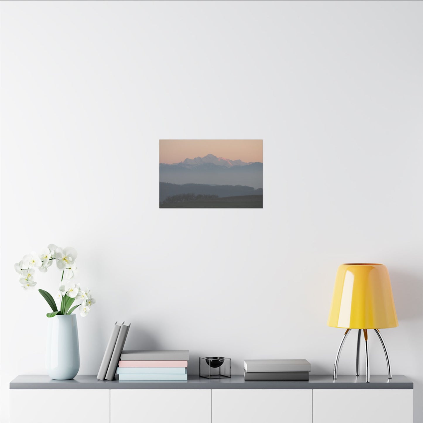 Mont Blanc & Foreground - Matte Canvas, Stretched, 0.75"