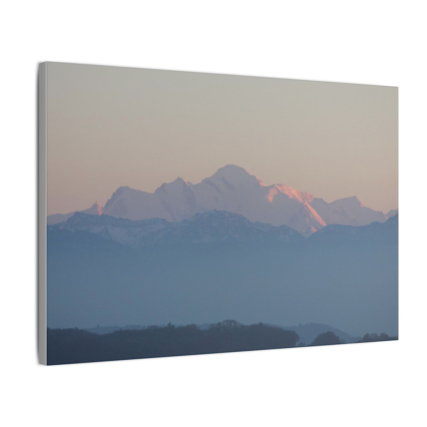 Mont-Blanc - Matte Canvas, Stretched, 0.75"